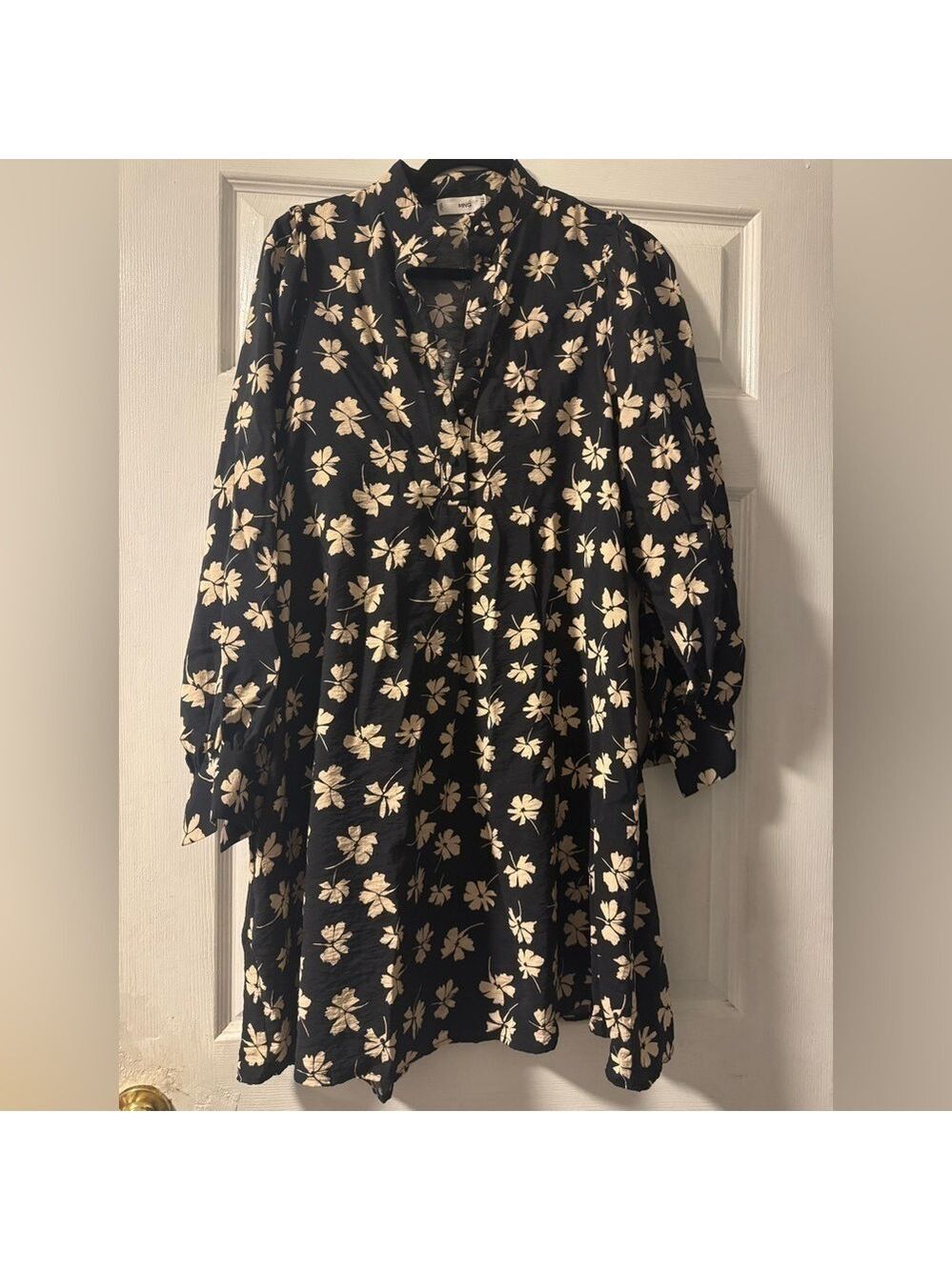 MNG Mango Women’s Dress Floral Print Ruffle Size 4